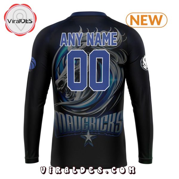 NBA Dallas Mavericks Special Realistic Team Logo Hoodie