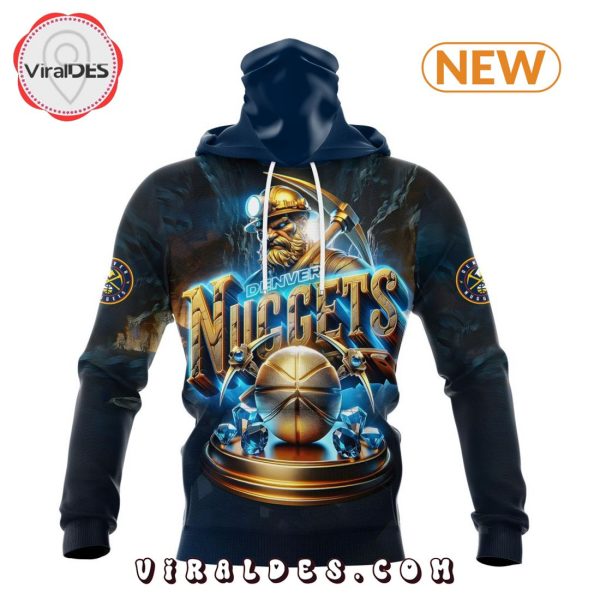 NBA Denver Nuggets Special Realistic Team Logo Hoodie