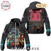 NBA Houston Rockets Realistic Team Logo Design Windbreaker Jacket