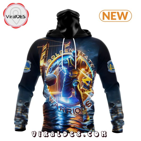 NBA Golden State Warriors Special Realistic Team Logo Hoodie