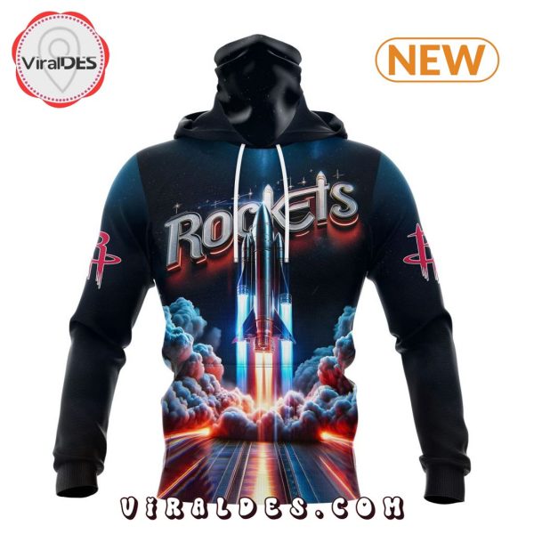 NBA Houston Rockets Special Realistic Team Logo Hoodie