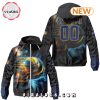 NBA Golden State Warriors Realistic Team Logo Design Windbreaker Jacket