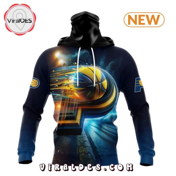 NBA Indiana Pacers Special Realistic Team Logo Hoodie