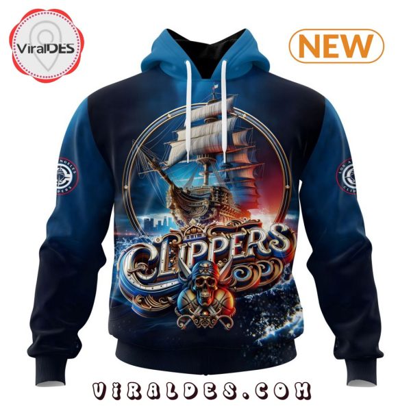 NBA Los Angeles Clippers Special Realistic Team Logo Hoodie