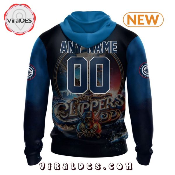 NBA Los Angeles Clippers Special Realistic Team Logo Hoodie