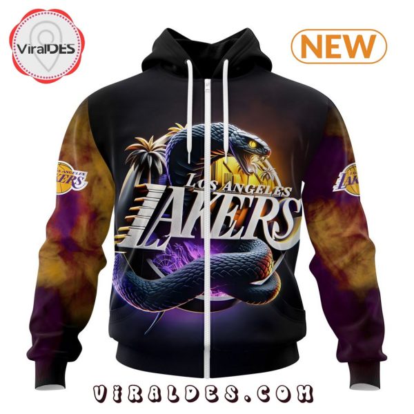 NBA Los Angeles Lakers Special Realistic Team Logo Hoodie