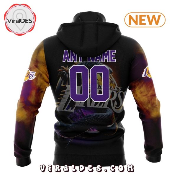 NBA Los Angeles Lakers Special Realistic Team Logo Hoodie