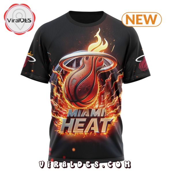 NBA Miami Heat Special Realistic Team Logo Hoodie