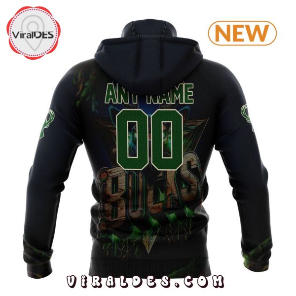 NBA Milwaukee Bucks Special Realistic Team Logo Hoodie