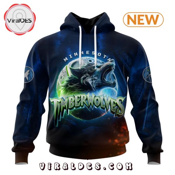 NBA Minnesota Timberwolves Special Realistic Team Logo Hoodie