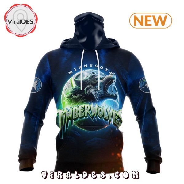 NBA Minnesota Timberwolves Special Realistic Team Logo Hoodie