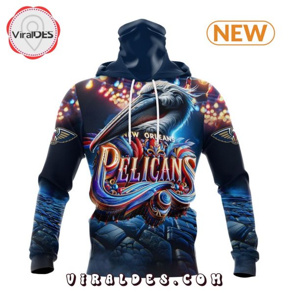 NBA New Orleans Pelicans Special Realistic Team Logo Hoodie