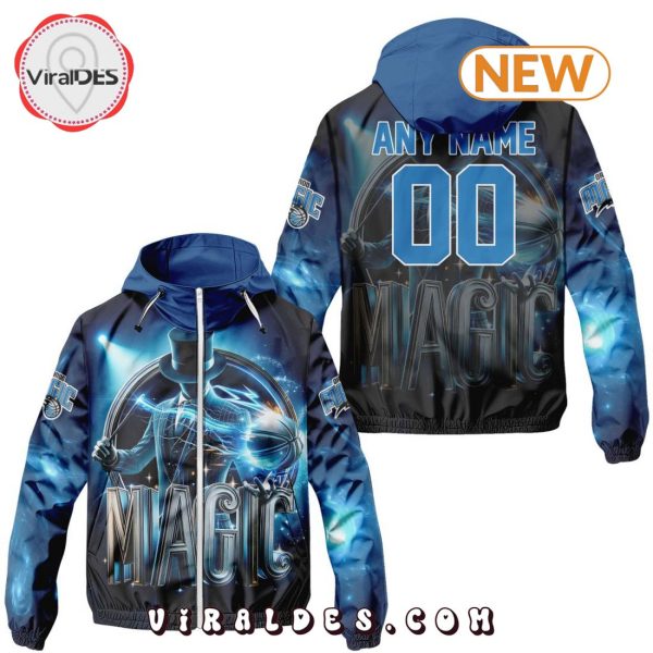 NBA Orlando Magic Realistic Team Logo Design Windbreaker Jacket