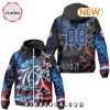 NBA Brooklyn Nets Realistic Team Logo Design Windbreaker Jacket