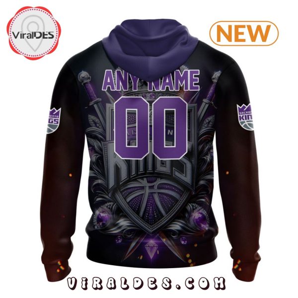 NBA Sacramento Kings Special Realistic Team Logo Hoodie