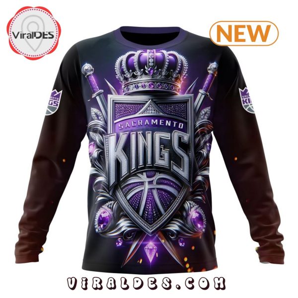 NBA Sacramento Kings Special Realistic Team Logo Hoodie