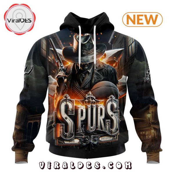 NBA San Antonio Spurs Special Realistic Team Logo Hoodie