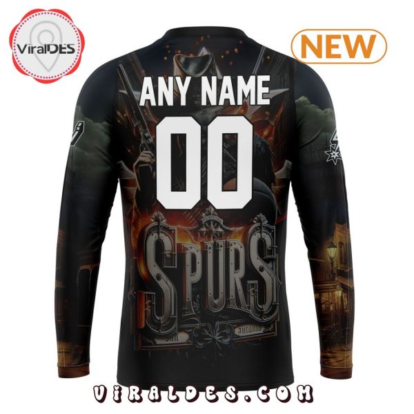 NBA San Antonio Spurs Special Realistic Team Logo Hoodie