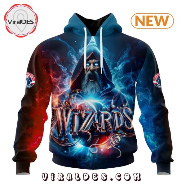 NBA Washington Wizards Special Realistic Team Logo Hoodie