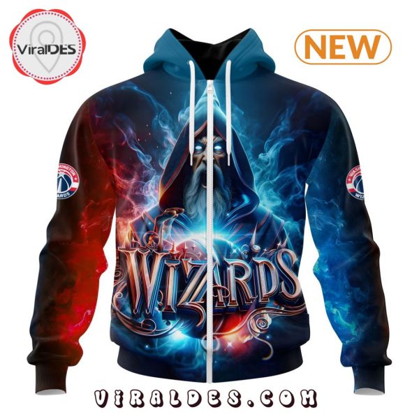 NBA Washington Wizards Special Realistic Team Logo Hoodie