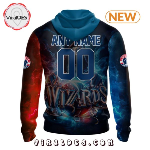 NBA Washington Wizards Special Realistic Team Logo Hoodie