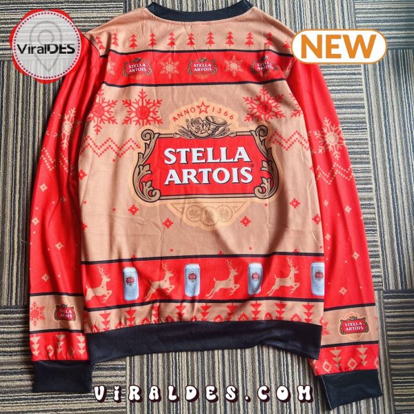 New 2024 Stella Artois Christmas Holiday Ugly Sweater