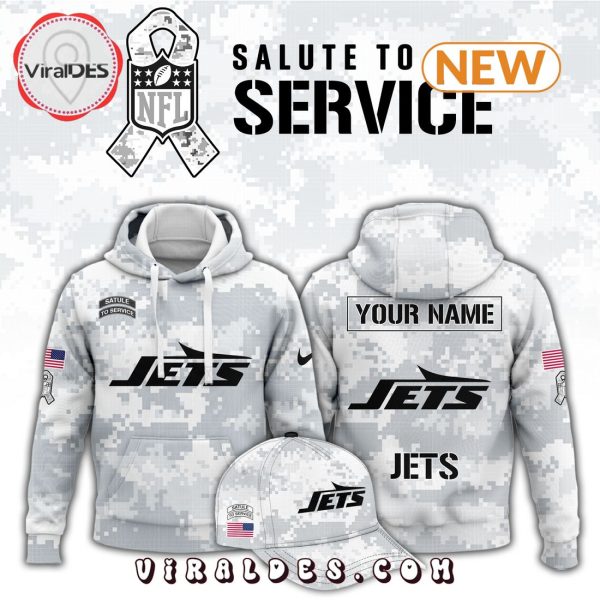 New York Jets Arctic Camo Salute To Service Hoodie, Jogger, Cap