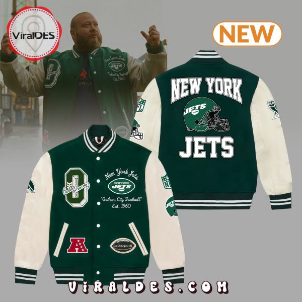 New York Jets October’s Very Own NFL Winter Baseball Jacket