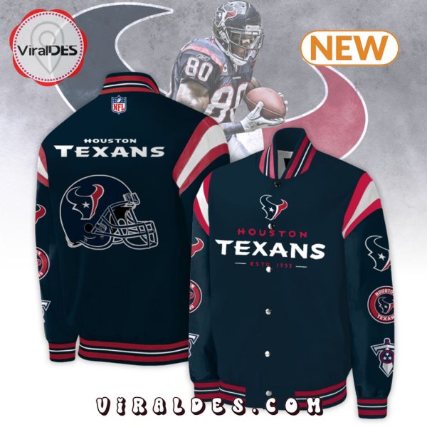 NFL Houston Texans Navy Baseball Jacket