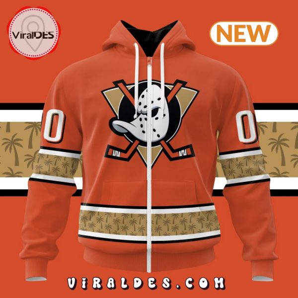 NHL Anaheim Ducks Special Colour Rush Hoodie