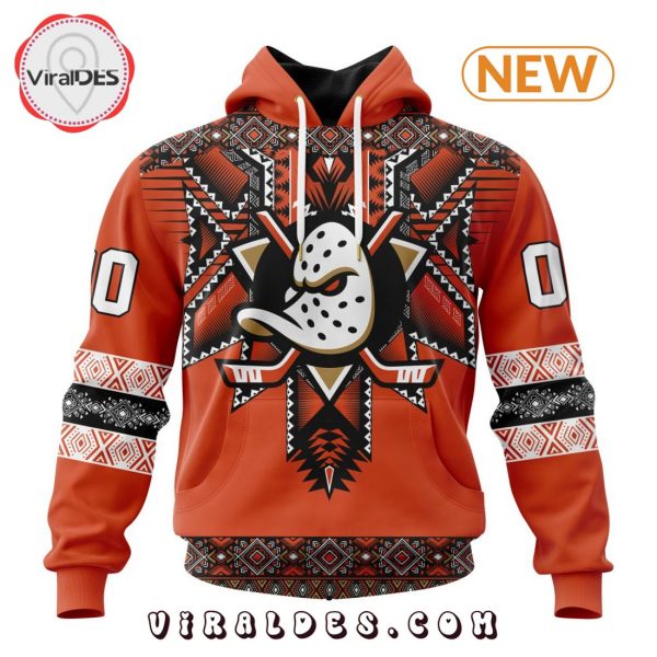 NHL Anaheim Ducks Special Native Heritage Design Hoodie