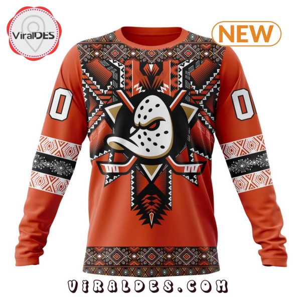 NHL Anaheim Ducks Special Native Heritage Design Hoodie