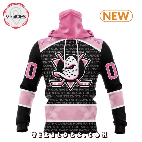 NHL Anaheim Ducks Special Pink Fight Breast Cancer Design Hoodie