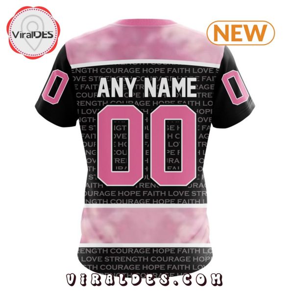 NHL Anaheim Ducks Special Pink Fight Breast Cancer Design Hoodie