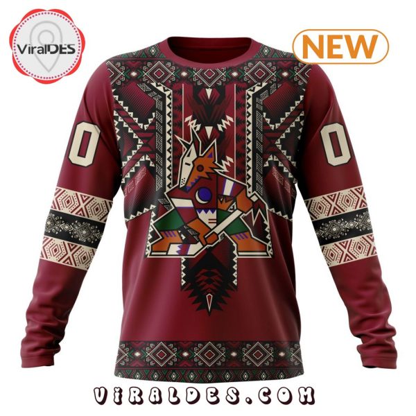 NHL Arizona Coyotes Special Native Heritage Design Hoodie