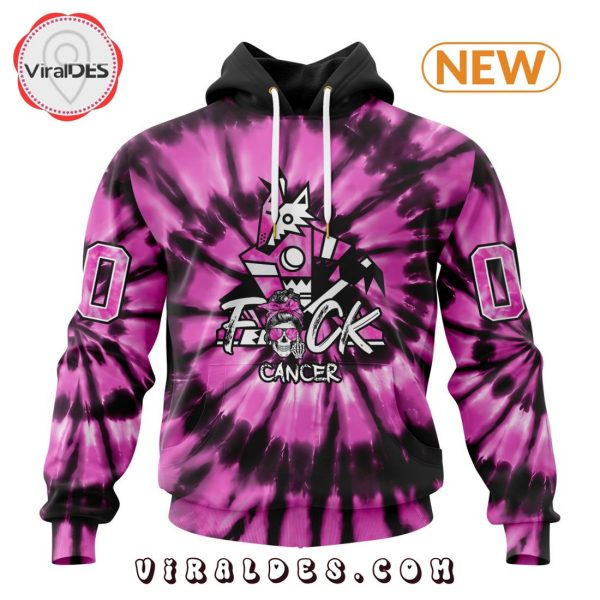 NHL Arizona Coyotes Special Pink F!ck Cancer Design Hoodie