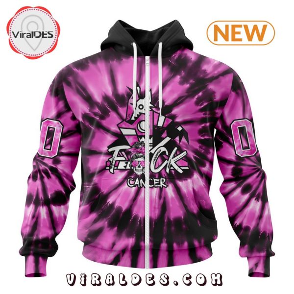 NHL Arizona Coyotes Special Pink F!ck Cancer Design Hoodie