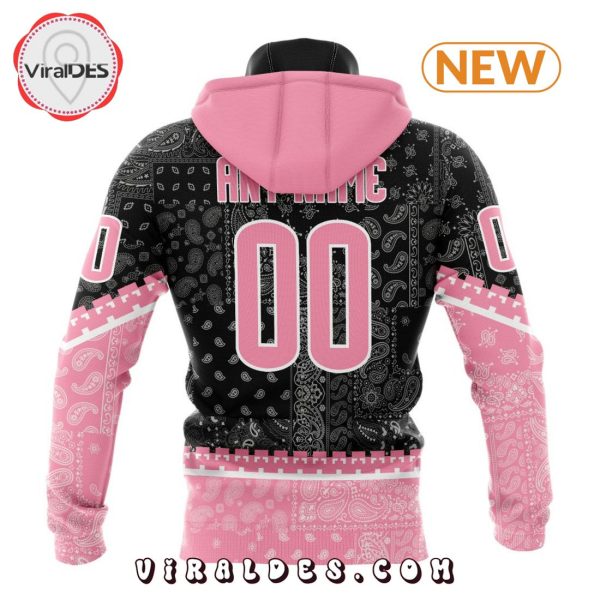 NHL Arizona Coyotes Special Pink Paisley Design Hoodie