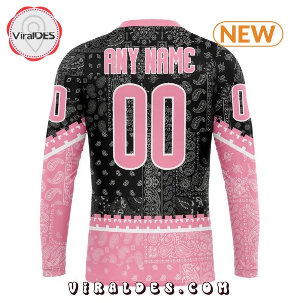 NHL Arizona Coyotes Special Pink Paisley Design Hoodie