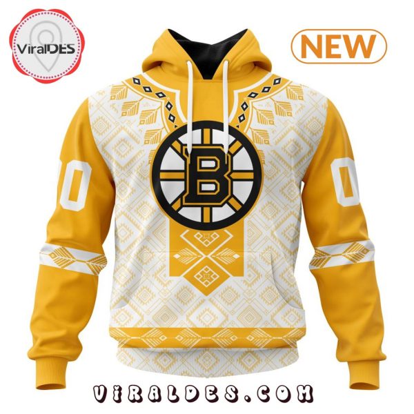 NHL Boston Bruins Native Heritage Hoodie