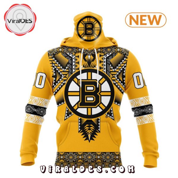 NHL Boston Bruins Special Native Heritage Design Hoodie