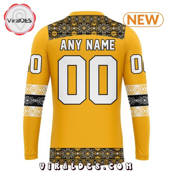 NHL Boston Bruins Special Native Heritage Design Hoodie