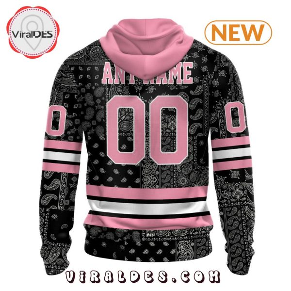 NHL Boston Bruins Special Pink Paisley Design Hoodie