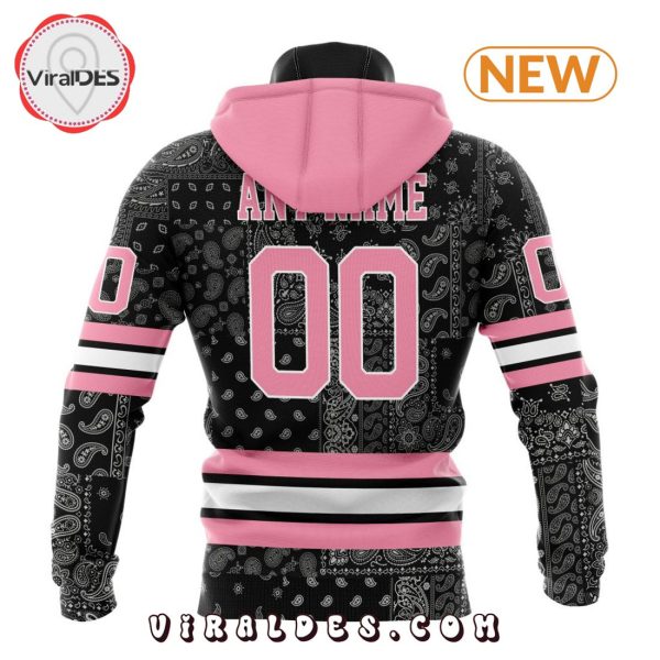 NHL Boston Bruins Special Pink Paisley Design Hoodie