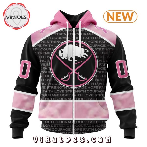 NHL Buffalo Sabres Special Pink Fight Breast Cancer Design Hoodie