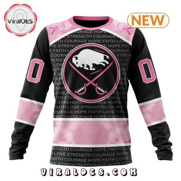 NHL Buffalo Sabres Special Pink Fight Breast Cancer Design Hoodie