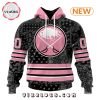 NHL Calgary Flames Special Pink Paisley Design Hoodie