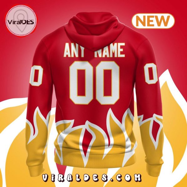 NHL Calgary Flames Special Colour Rush Hoodie