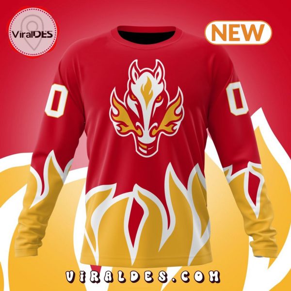 NHL Calgary Flames Special Colour Rush Hoodie