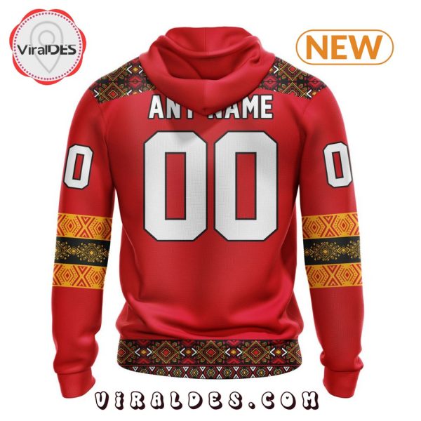 NHL Calgary Flames Special Native Heritage Design Hoodie